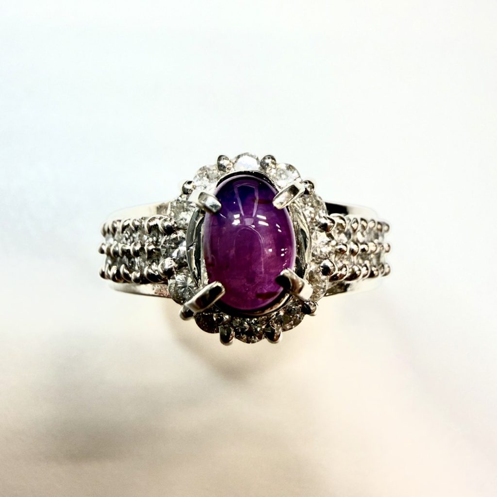 スターサファイア　1.2ct　リング