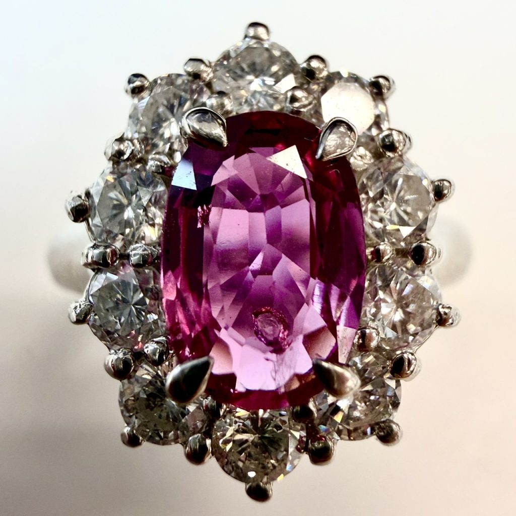 サファイア　1.24ct　リング