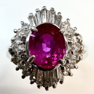ルビー　0.68ct　リング