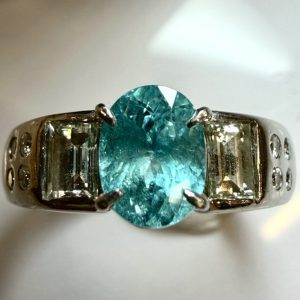 パライバトルマリン　1.401ct　リング