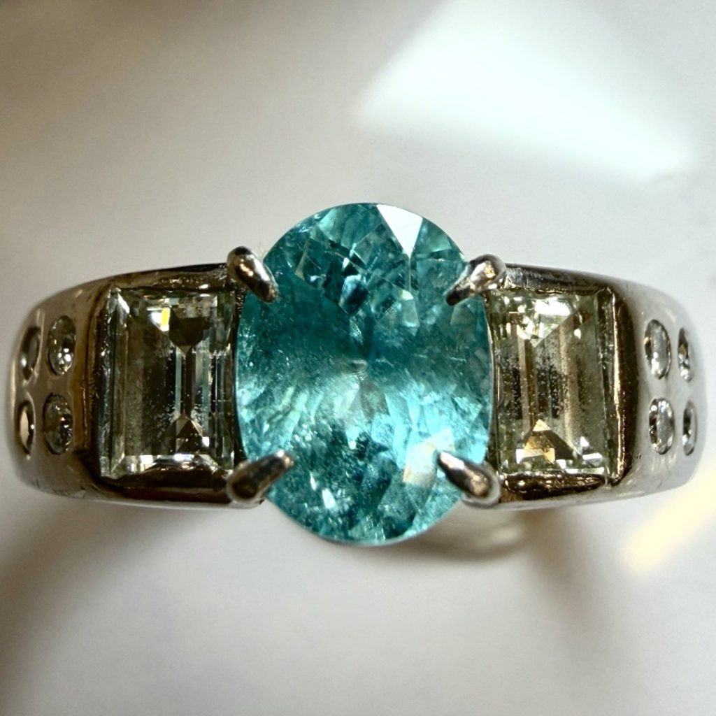 パライバトルマリン　1.401ct　リング